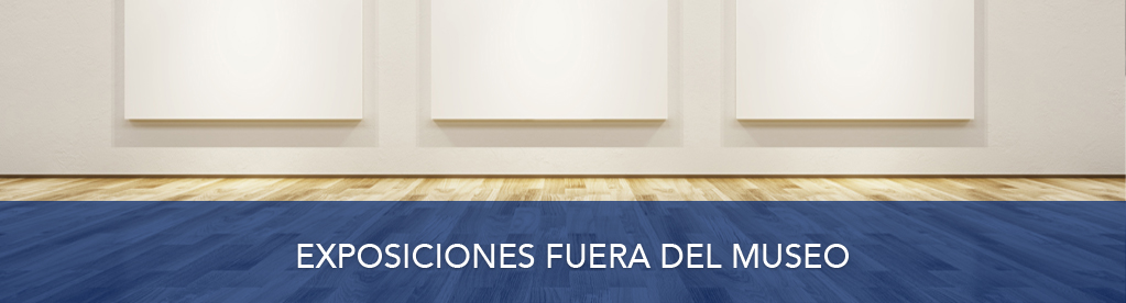 Banner fuera del Museo