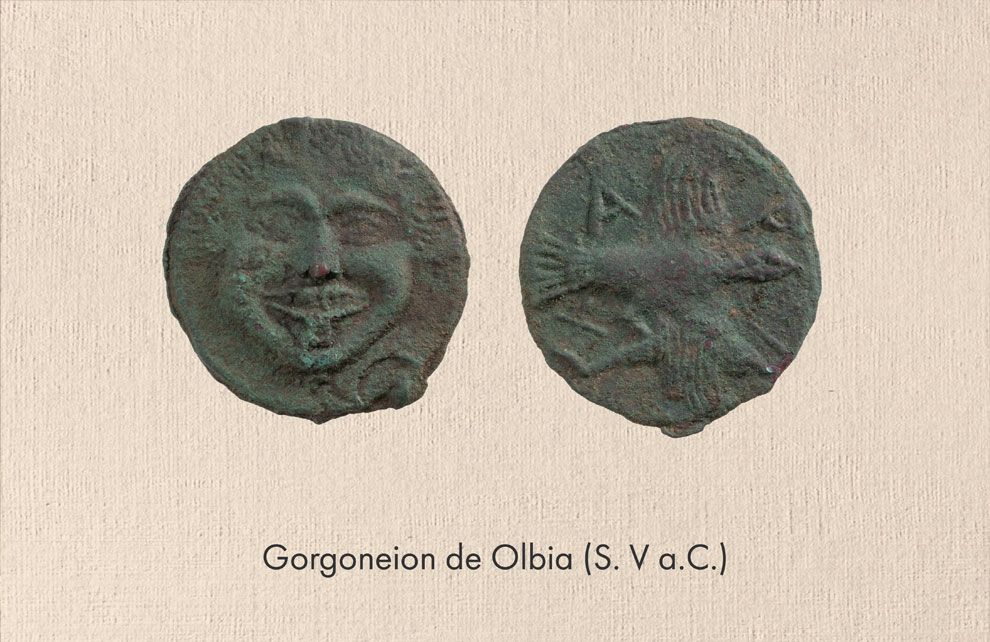 Gorgoneion de Olbia (siglo V a.C.) Imagenes del carrusel del Museo