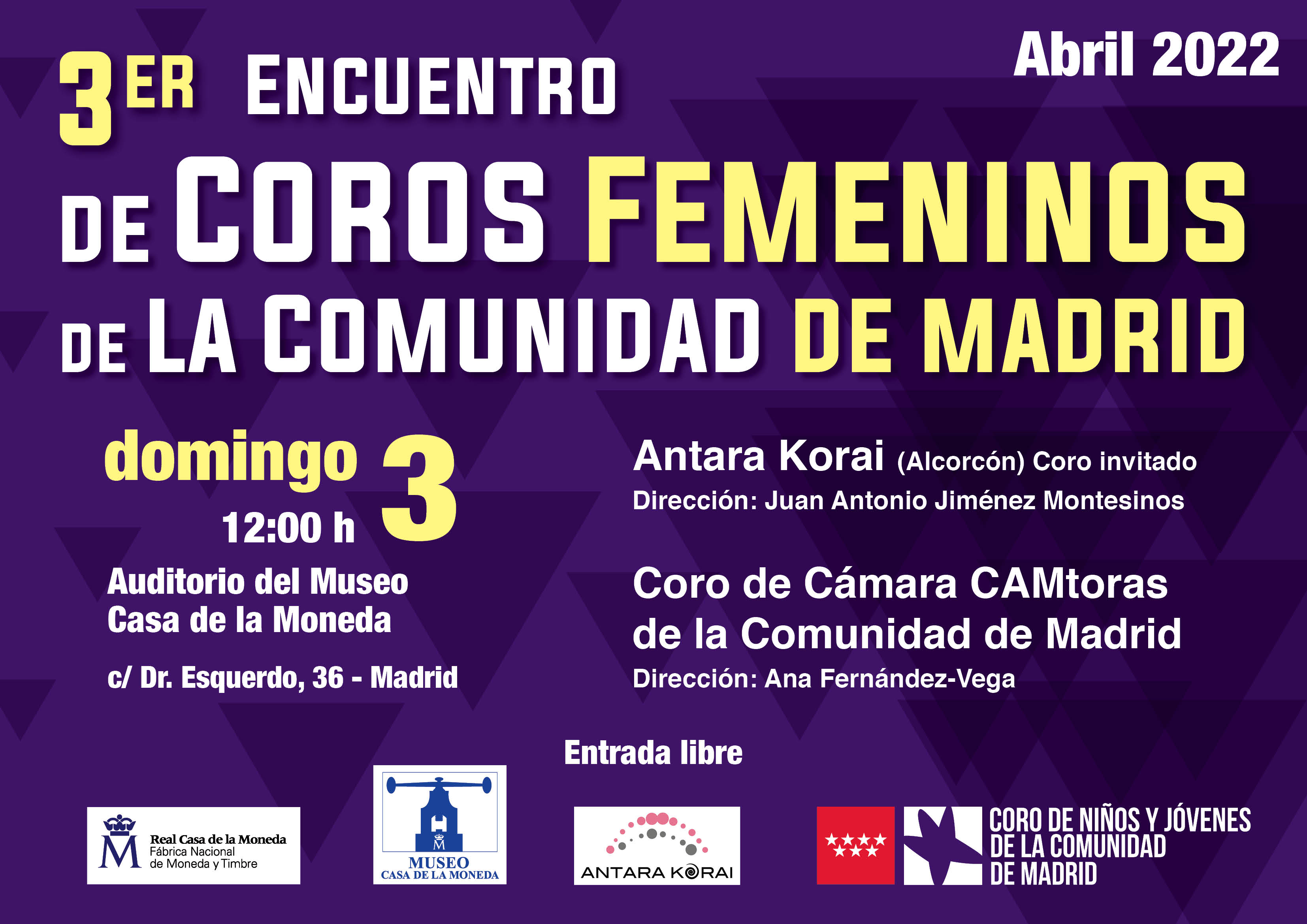 3er encuentro de coros femeninos de la CAM